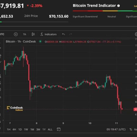 Bitcoin trượt xuống dưới 68 nghìn đô la khi các quỹ ETF chảy 64 triệu đô la